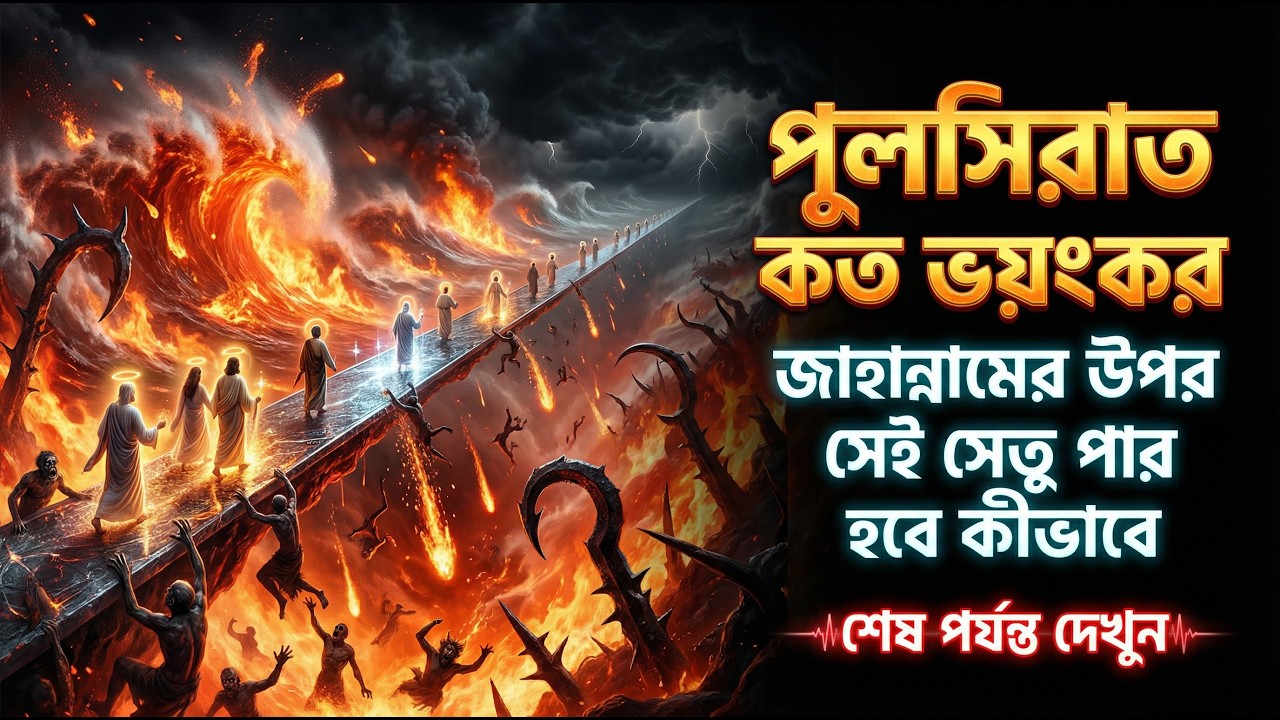 পুলসিরাত কত ভয়ংকর? | কিয়ামতের দিন জাহান্নামের উপর সেই সেতু পার হবে কীভাবে? | Daily Amol Tv