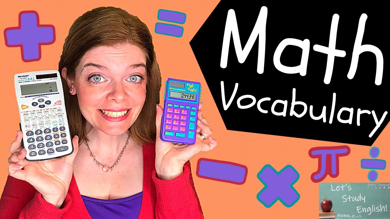 Math Vocabulary: Learn Useful English Vocabulary about Math!    /    数学の語彙：数学について役立つ英語の語彙を学びましょう！
