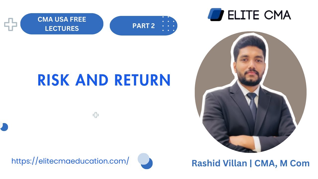📈 Risk and Return Explained | CMA USA Part 2 | CAPM & Portfolio Risk