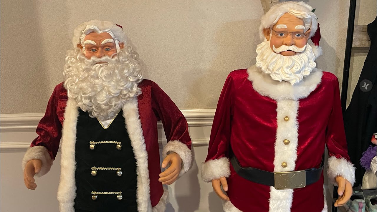 Gemmy French & English Life Size Dancing Santa Comparison Review
