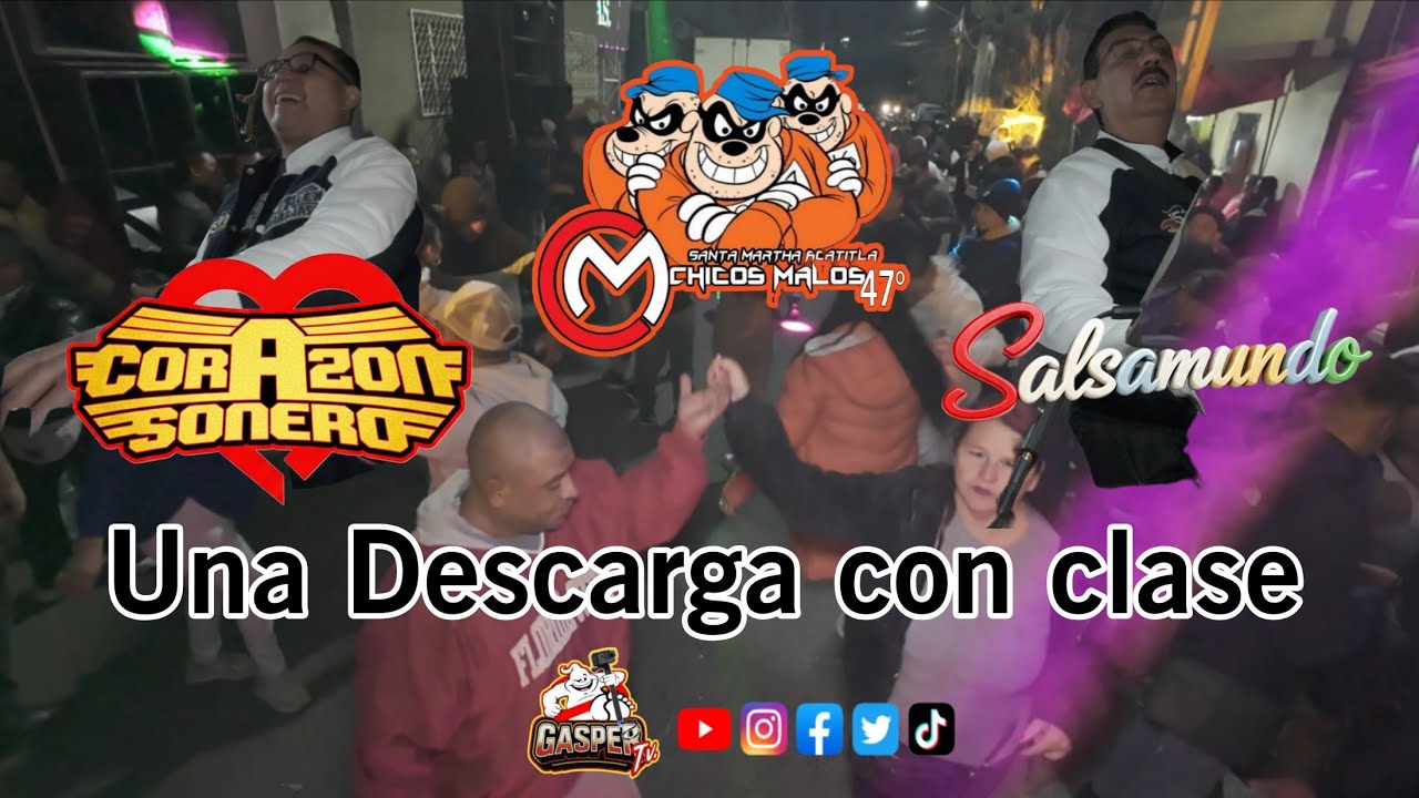 EL CORAZON SONERO Y DJ SALSAMUNDO CON UNA RICA DESCARGA PARA QUE GOCEN ORG CHICOS MALOS EN SU 47ª...