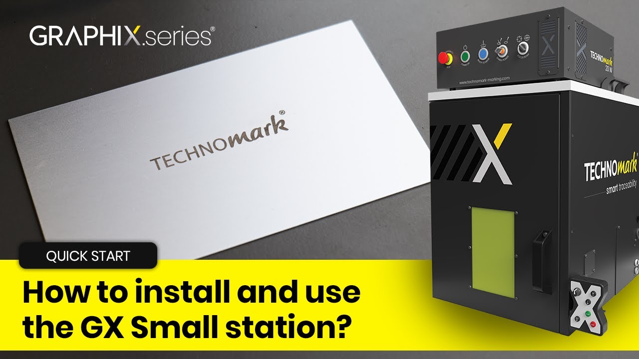 GX Small - Quick start tutorial: installing and using the laser station