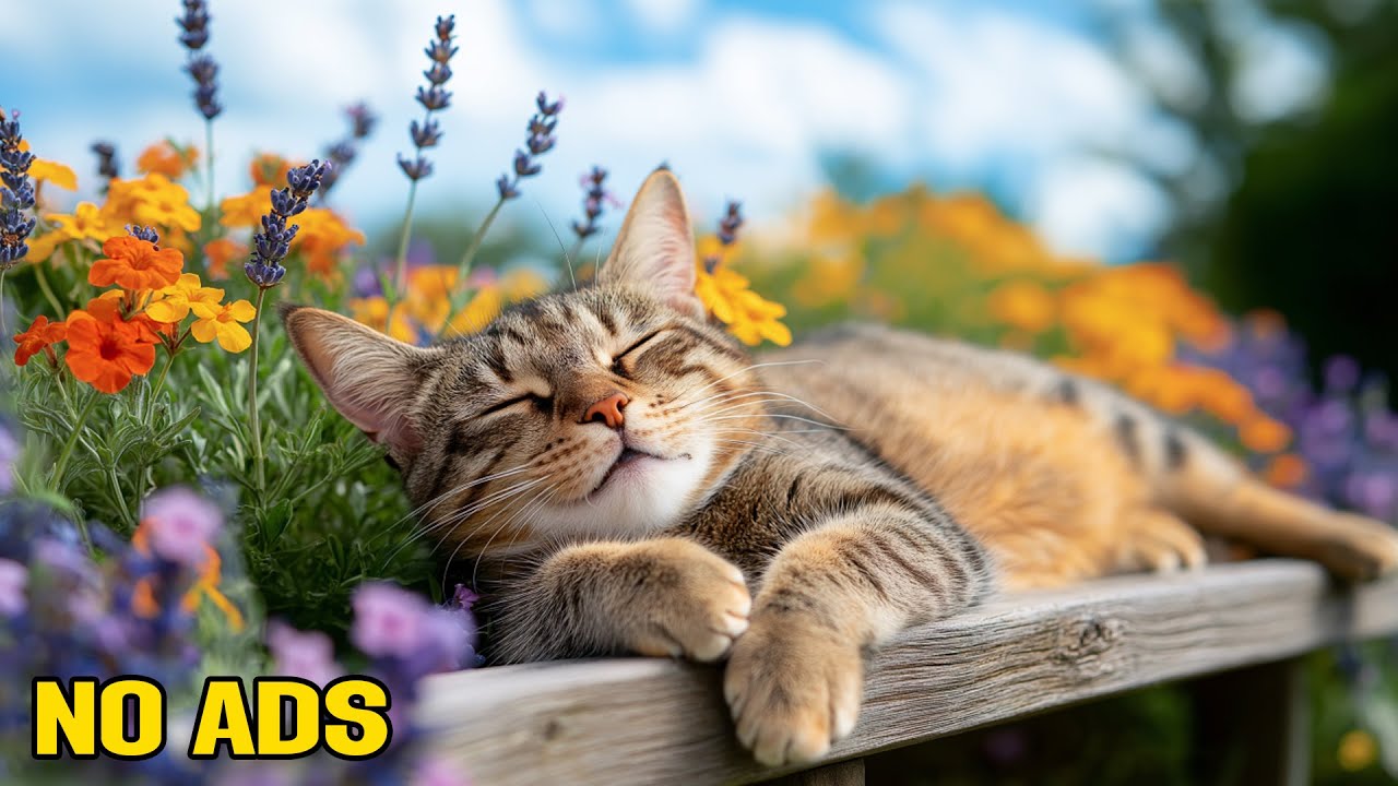 12 Hours of Calming Music for Cats 🌿 Gentle Relaxation Music 🐱 Calm Indoor Atmosphere