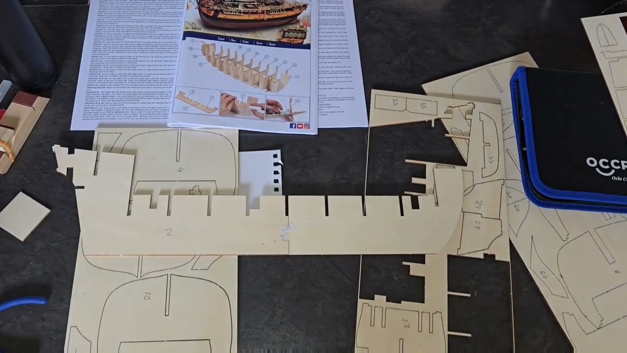 Building the HMS Endeavour – Ep.1: Assembling the Skeleton Frame