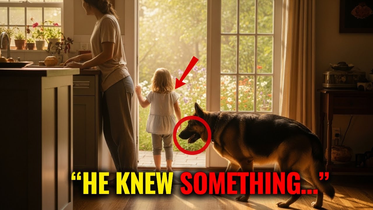 Dog Follows a Toddler into the Yard — The Friendship Feels Magical