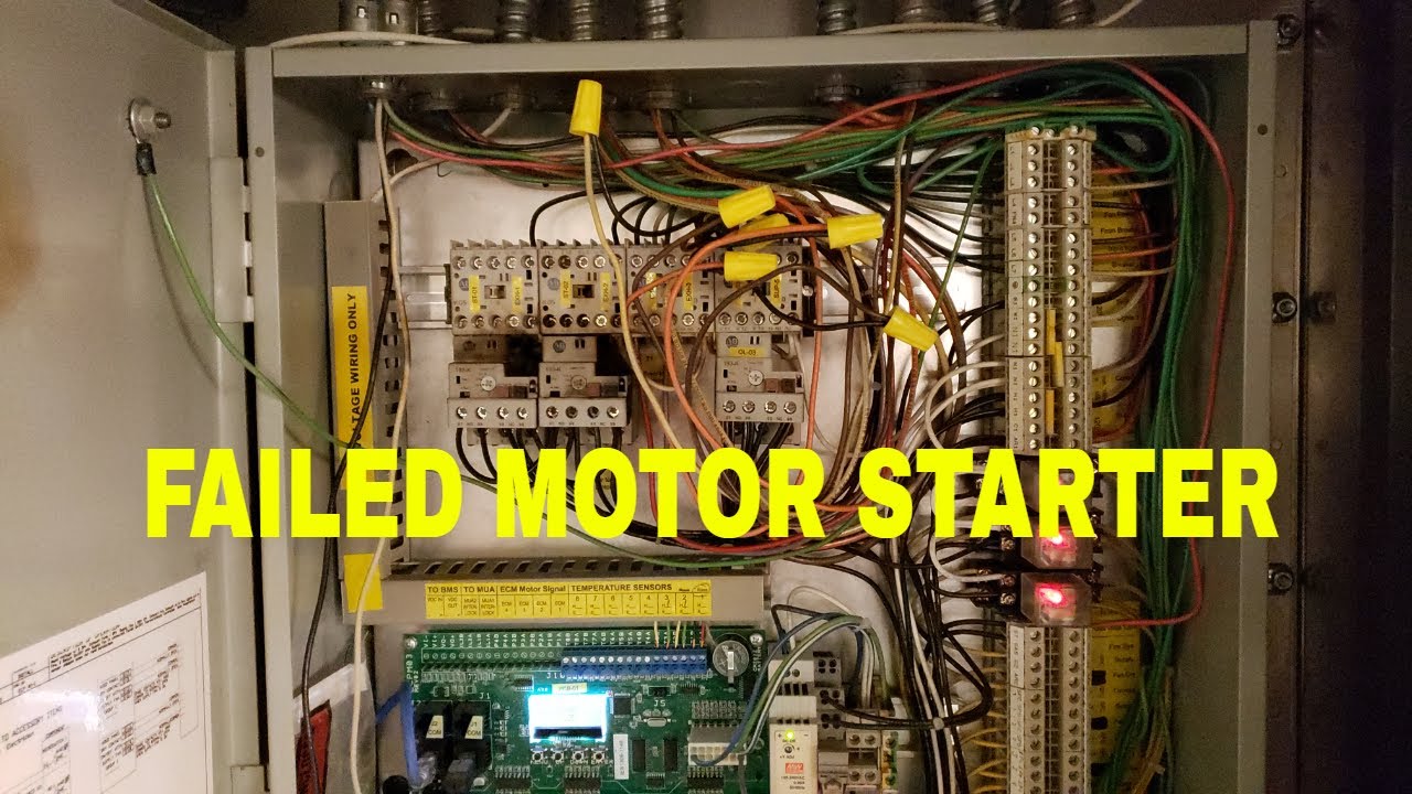 EXHAUST FAN FAILED MOTOR STARTER