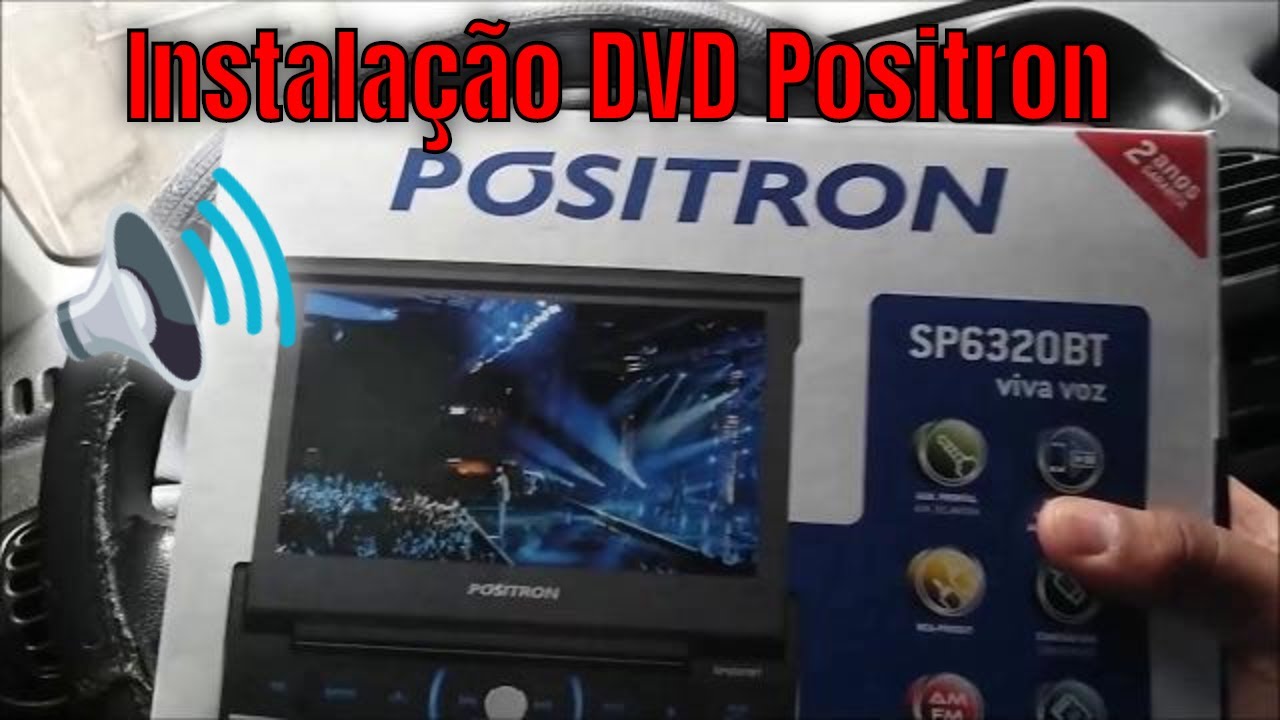 Instalação do DVD Positron SP6320BT - Peugeot 206/207...