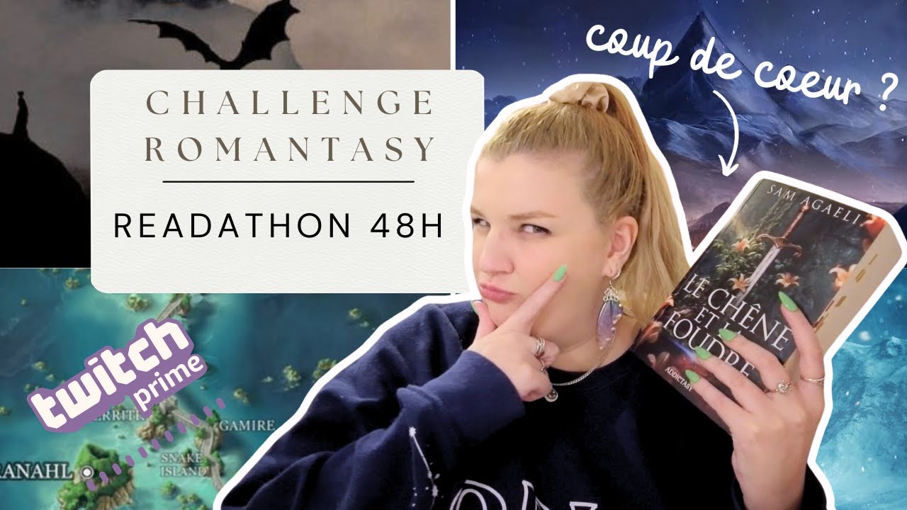 VLOG READATHON 48H CHALLENGE ROMANTASY 🌙🍕📖