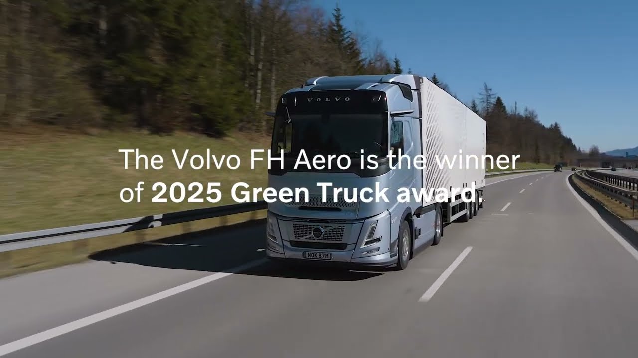 Volvo Trucks &ndash; Volvo FH Aero wins the 2025 Green Truck award
