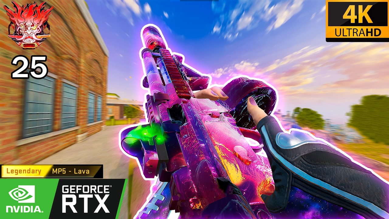BLOOD STRIKE - 25 KILLS - MP5 LAVA SKIN - ULTRA GRAPHICS - 240FPS - RTX2080!!!