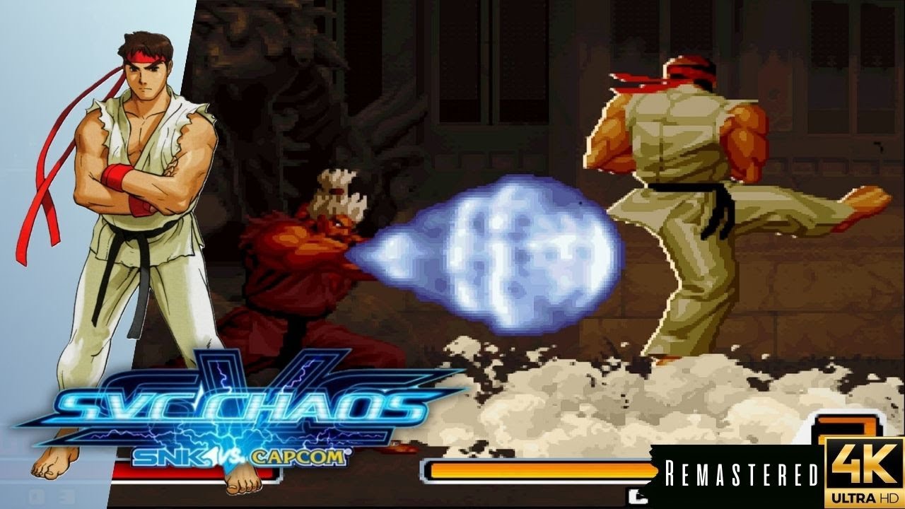 SVC Chaos SNK Vs Capcom - Ryu (Arcade/JPN/2003) 4K 60FPS
