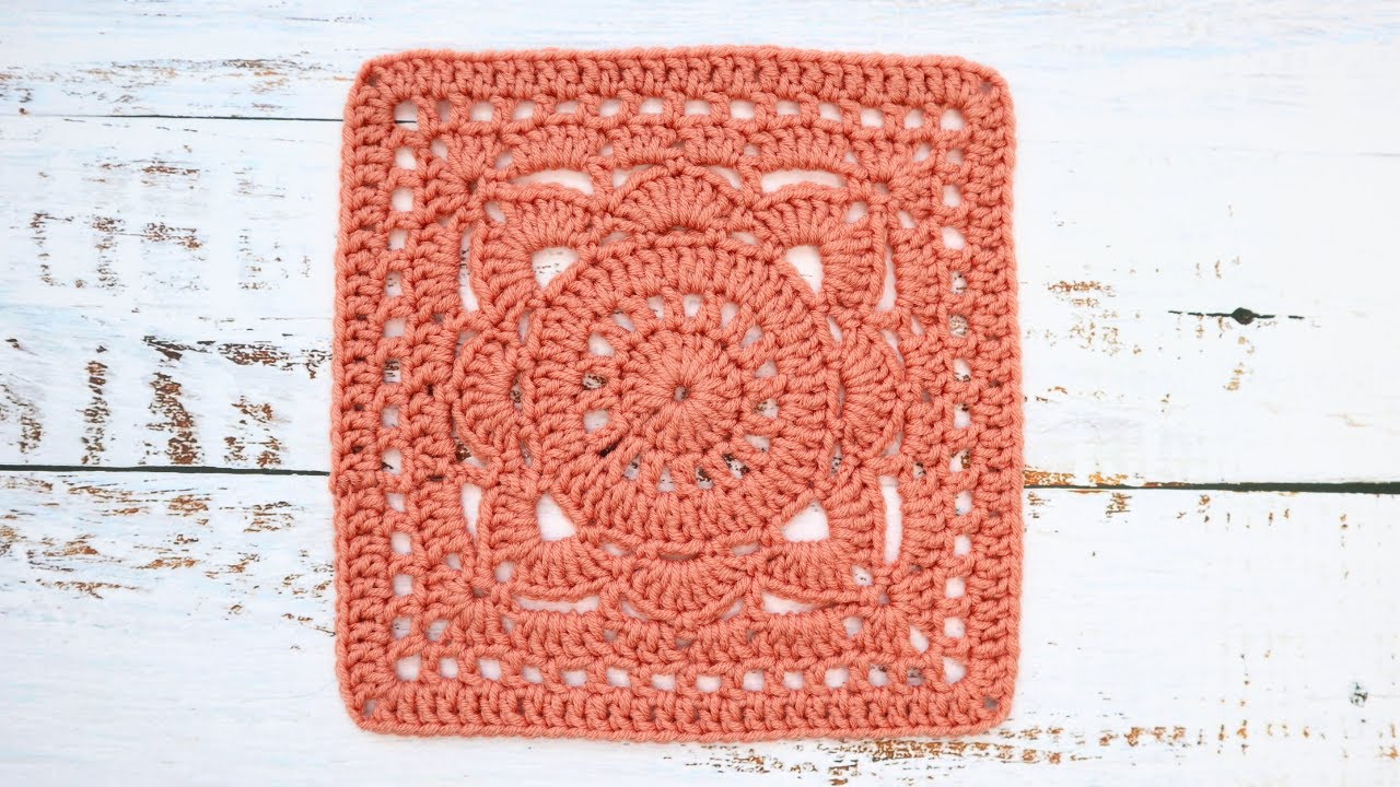 How to Crochet a BIG Willow Granny Square