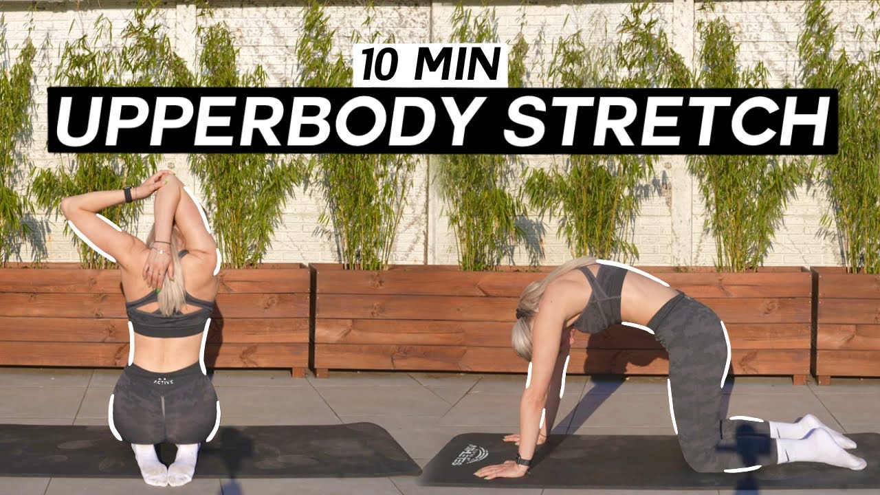 10 MINUTES UPPERBODY STRETCH! neck, shoulders, back & arms #47