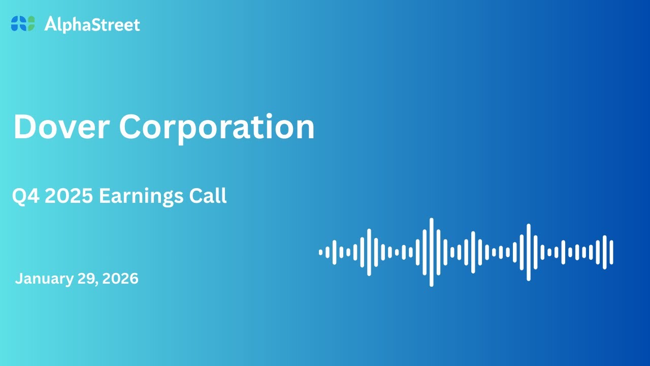 DOV Stock | Dover Corporation Q4 2025 Earnings Call