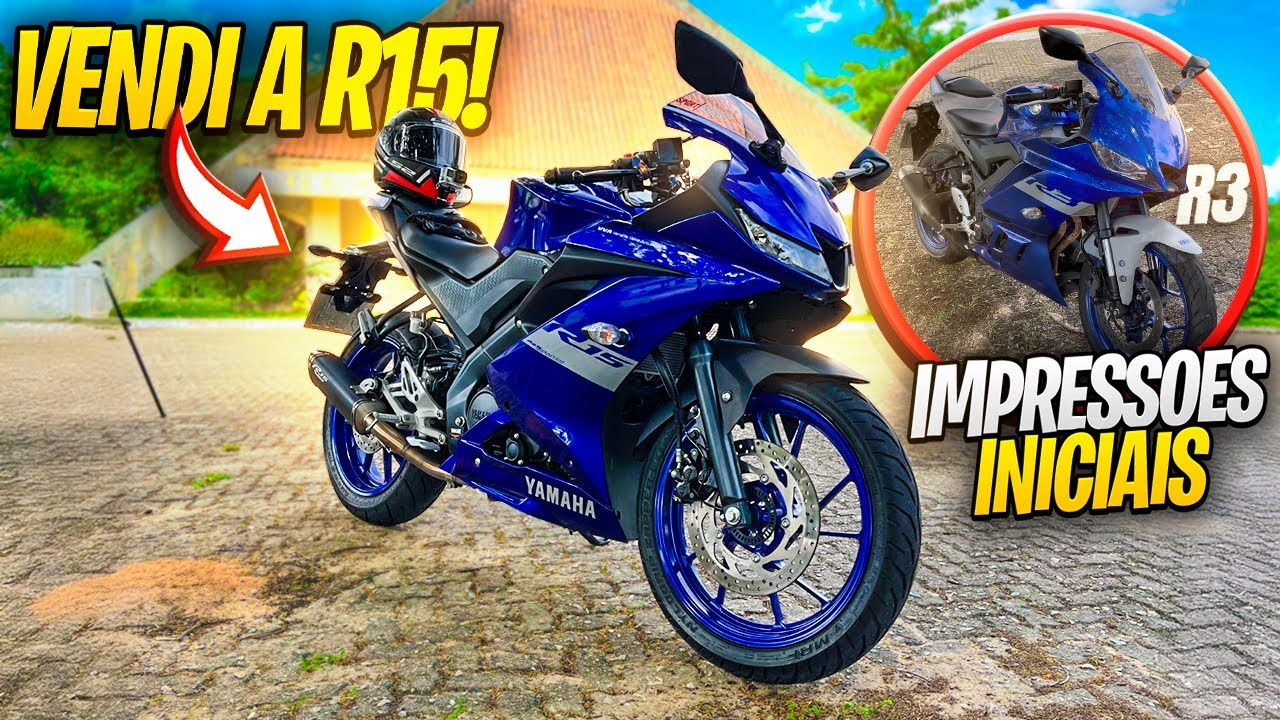 VENDI a R15 e peguei uma R3 seminova! + Impressões Iniciais