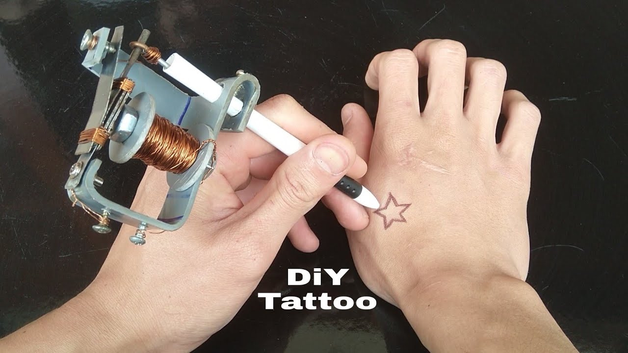 Cách chế Máy Xăm Hình ( tattoo ) từ a đến z |  how to make a tattoo machine