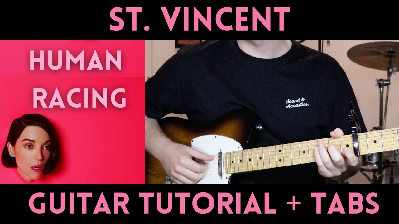 St  Vincent - Human Racing (Guitar Tutorial)