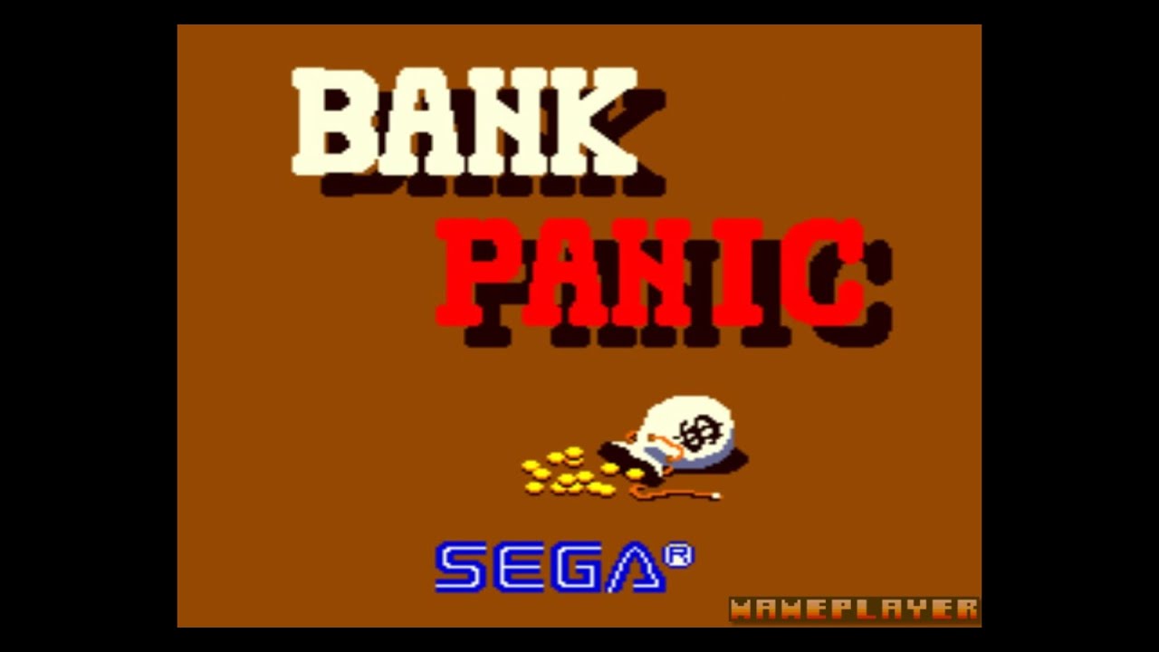 Bank Panic 1984 Sega/Sanritsu Mame Retro Arcade Games