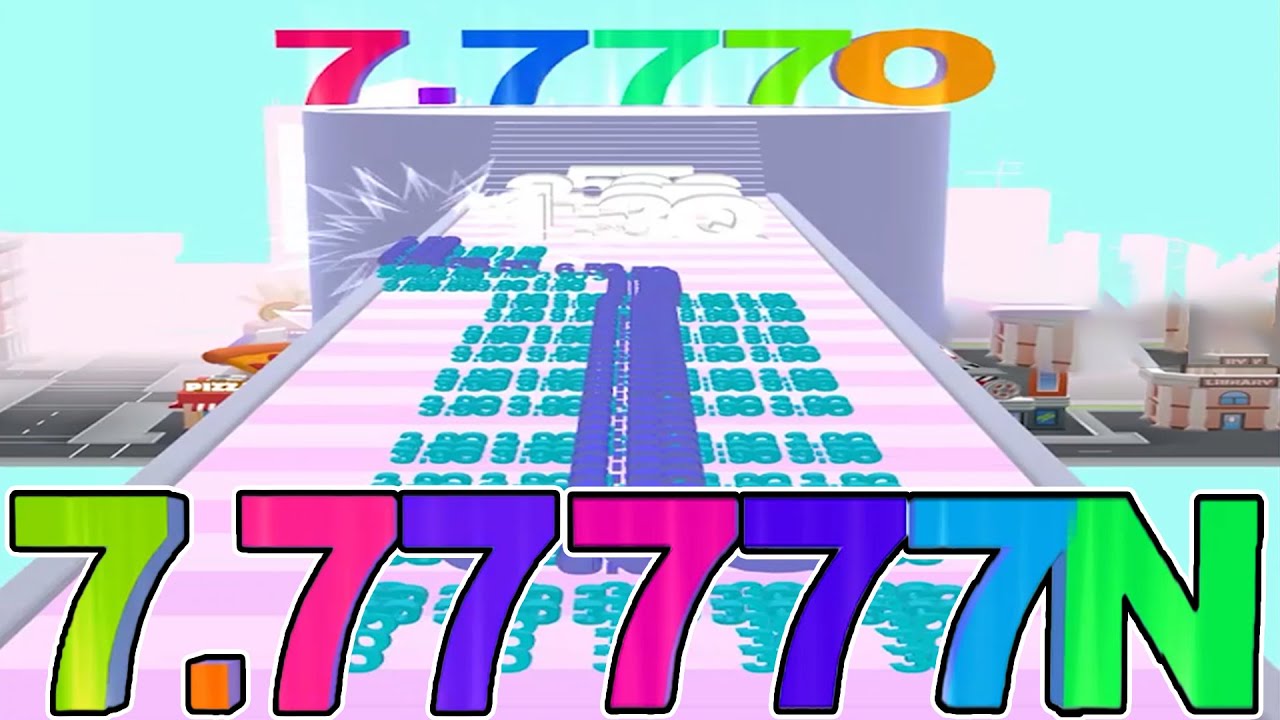 NUMBER RUN MERGE SHOOTING - Run and Join Numbers - Number Math Gameplay Android, iOS Ep2