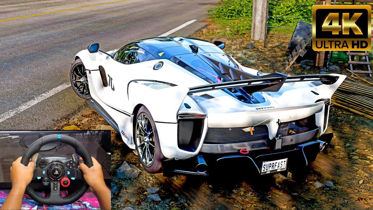 1036 HP Ferrari FXX-K Evo is INSANE | Forza Horizon 5 | Logitech G29 Gameplay |