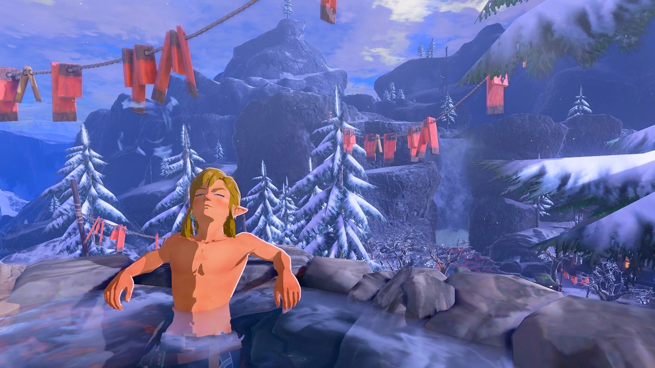 You Deserve A Relaxing Day - Dreamy Zelda Music Hot Springs Ambience