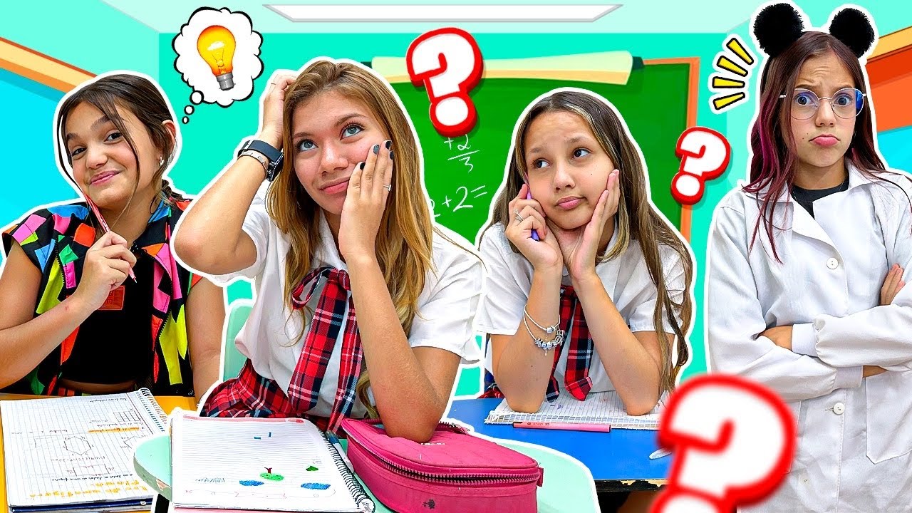 Amanda e Seus amigos aprendem regras de conduta no primeiro dia de aula - Jessica Sousa e Maluzinha