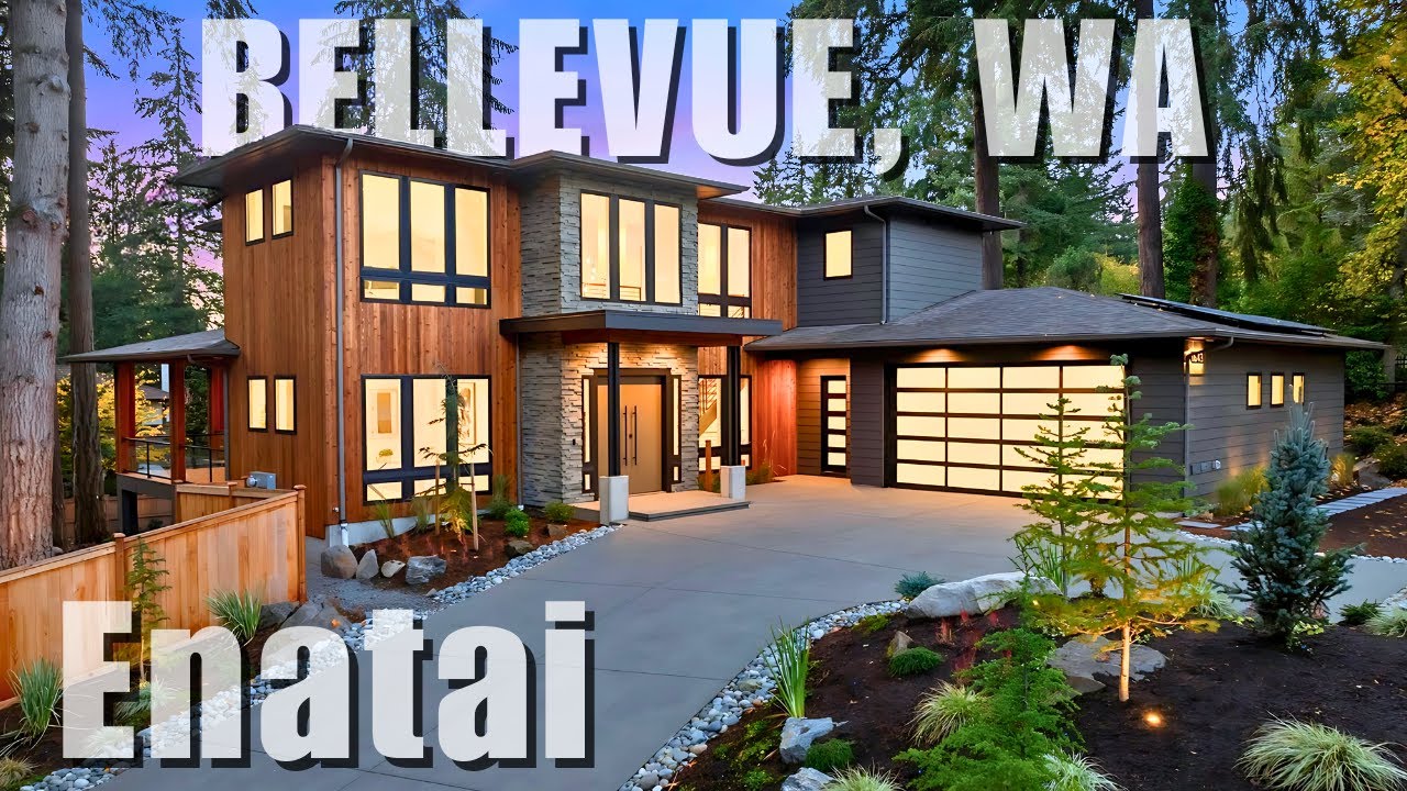 Inside a $6M New Construction Luxury Home in Enatai, Bellevue WA