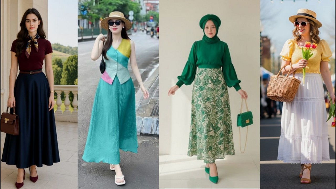 Classy & Trendy Long Skirt Outfit Ideas for Summer 2026
