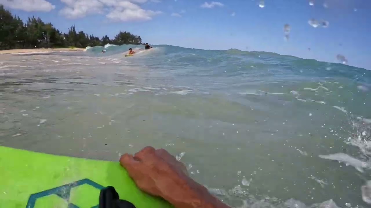 Best bodyboarding Pounders beach shore break POV: 2023 Barrels and tricks