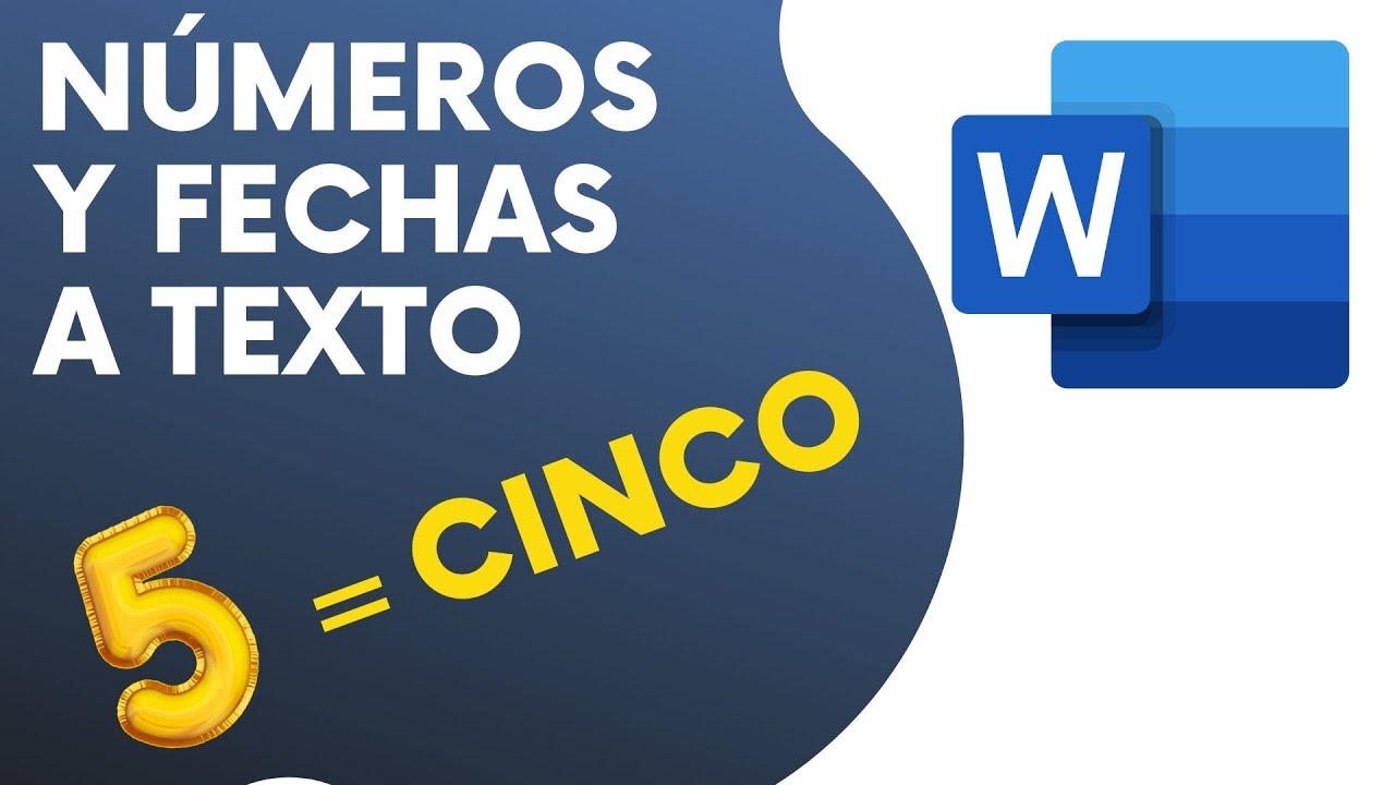 Modificadores Campo Combinaci&oacute;n Correspondencia - N&uacute;meros a texto