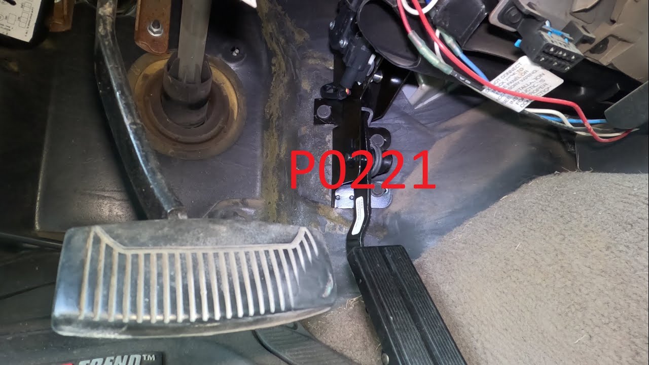 How to replace the gas pedal P0221