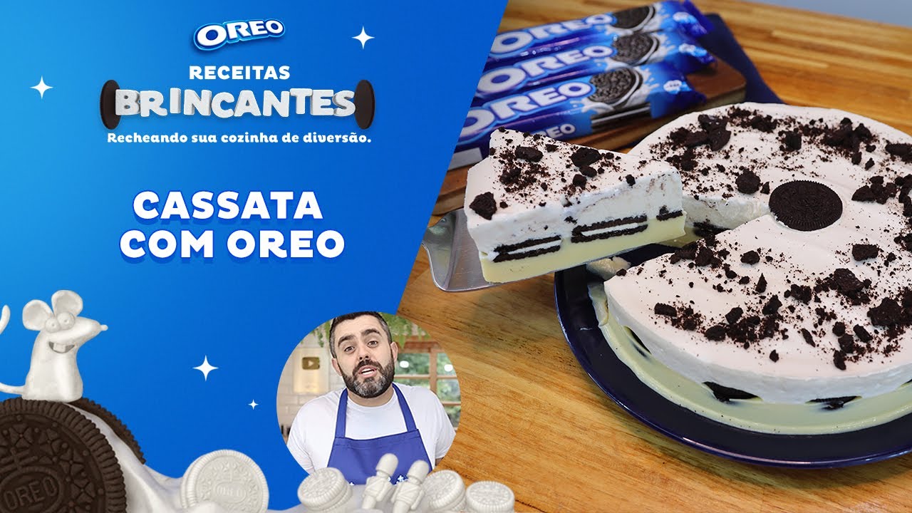 CASSATA SICILIANA COM OREO 🍮 SOBREMESA CHIQUE E BARATA PRA FAZER EM CASA | @ReceitasdePai