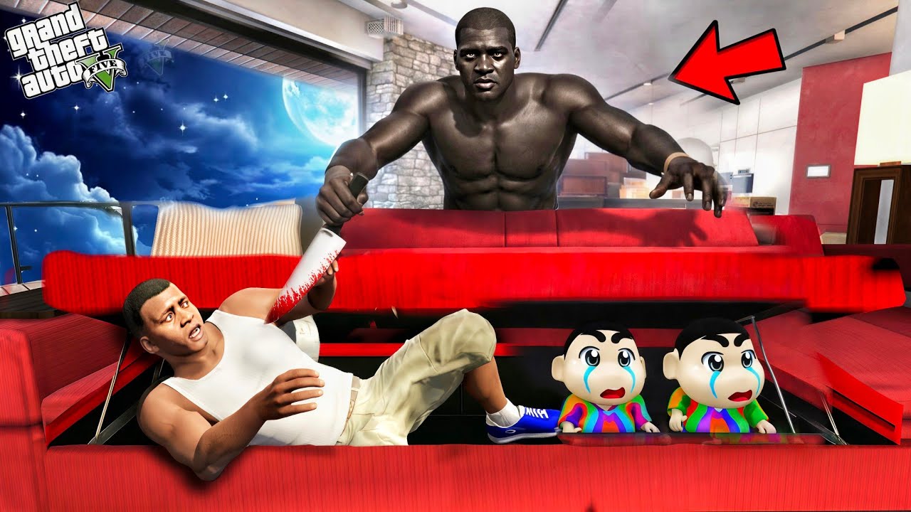 Franklin Found Black Franklin Inside His House || Gta 5