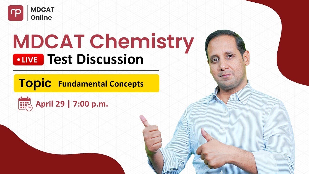 🔴Chemistry Live Test Discussion | Fundamental Concepts | with Sir Ali Meraj