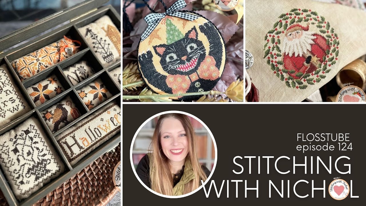 Goodbye Halloween Stitching, HELLO Christmas Stitching!