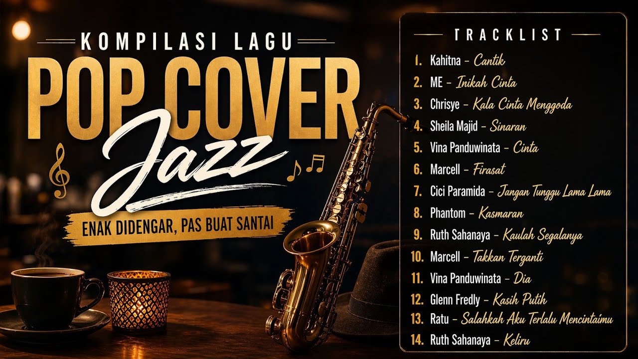 Best Indonesian Pop Jazz Collection 🎷 Relaxing Nostalgia Love Songs | Smooth Jazz Cover