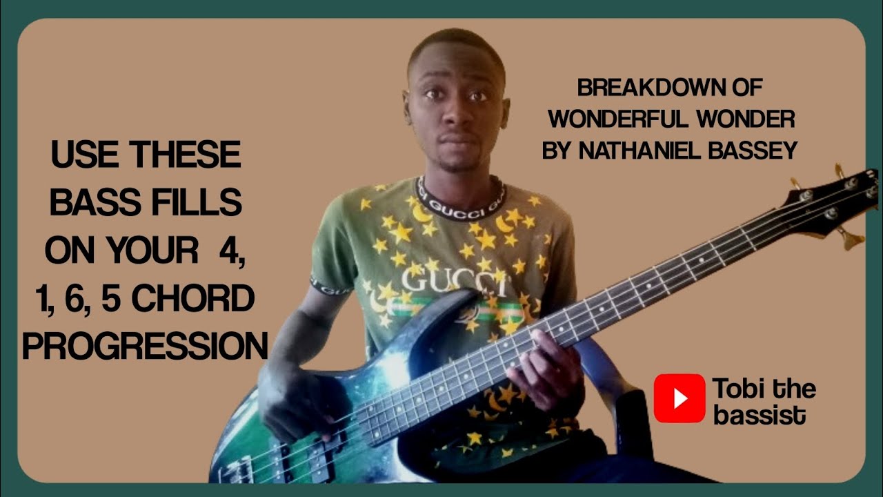 USE THESE BASS FILLS ON YOUR 4, 1, 6, 5 CHORD PROGRESSION