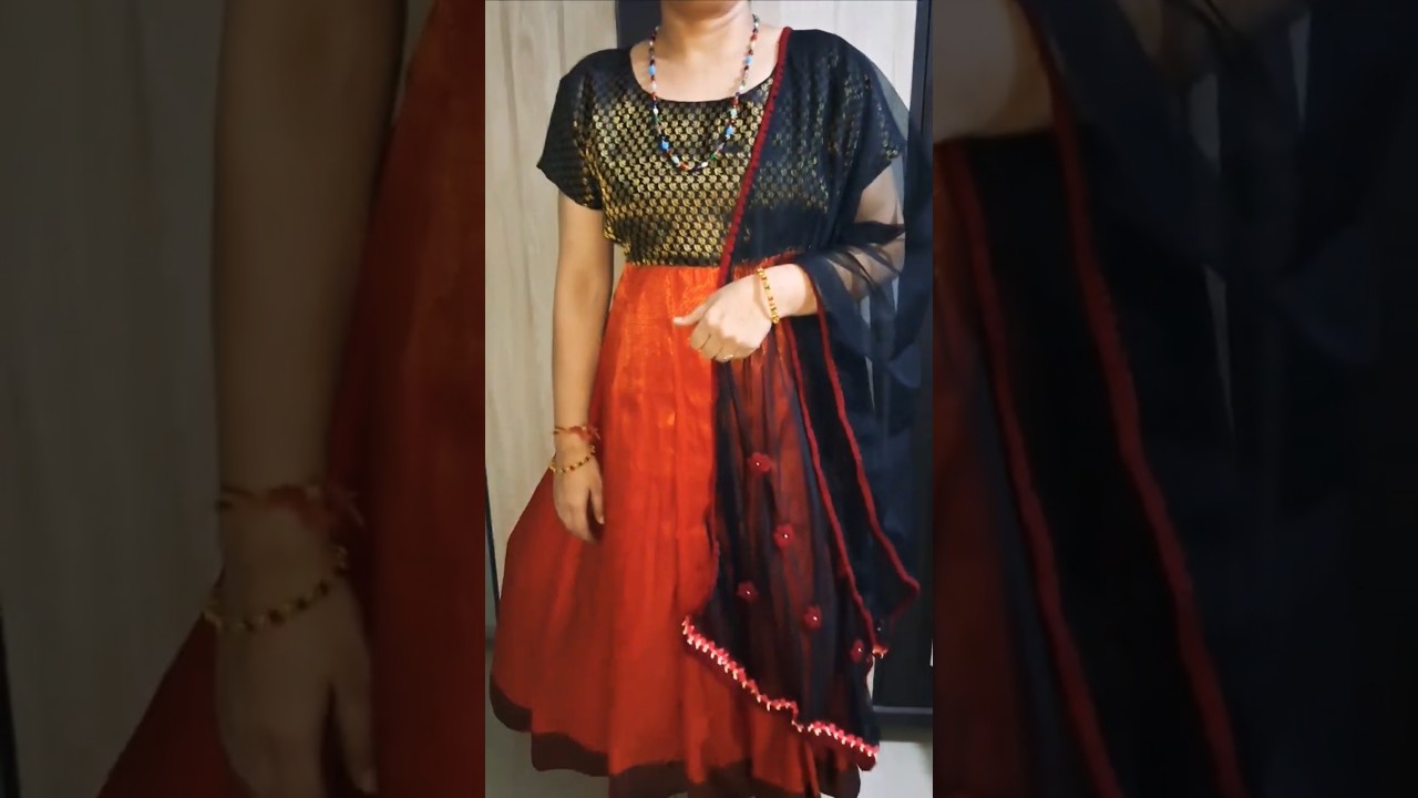 convert old saree into new dress #sareetransformation #reuseidea