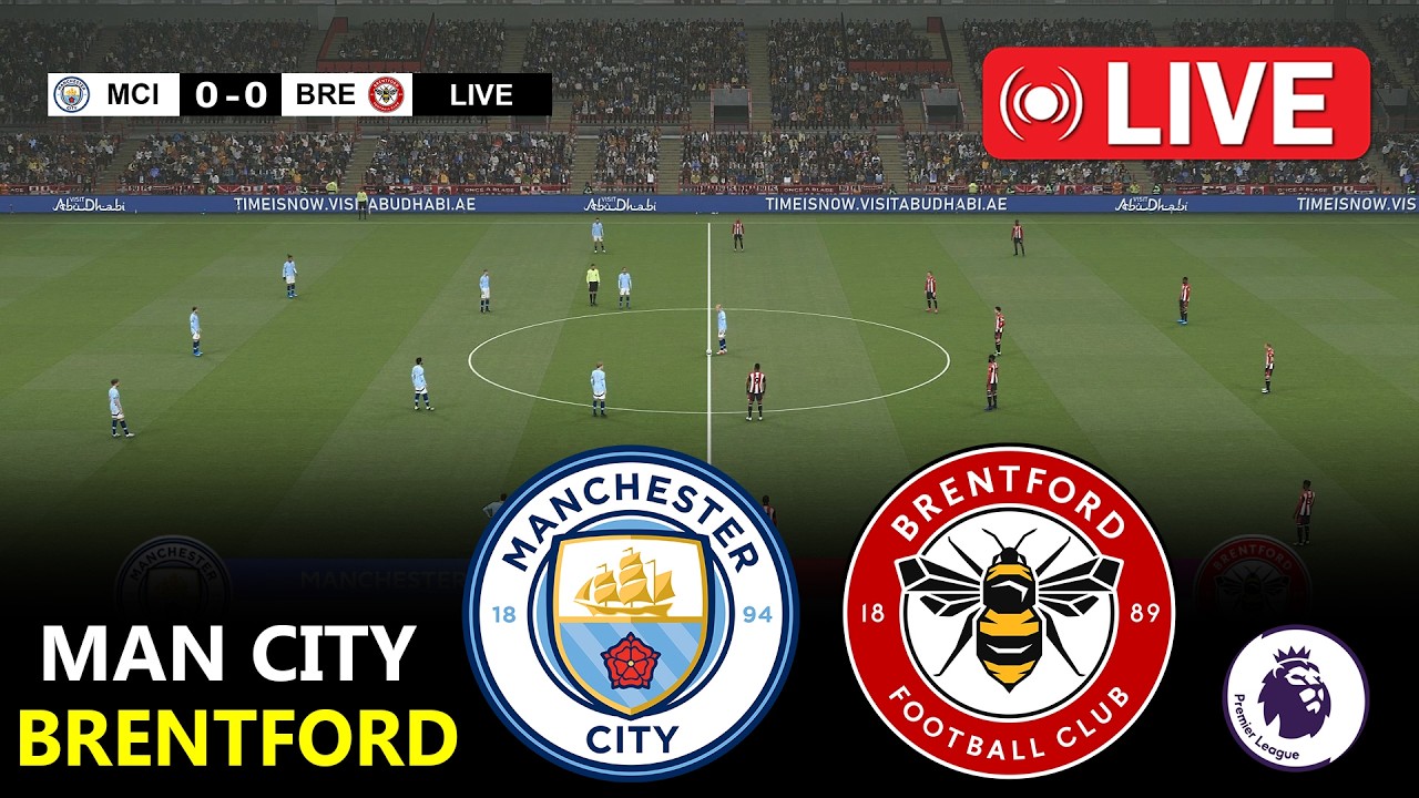 🔴LIVE : Manchester City vs Brentford | Premier League 2026 | Epl Live Stream | PES 21 Simulation
