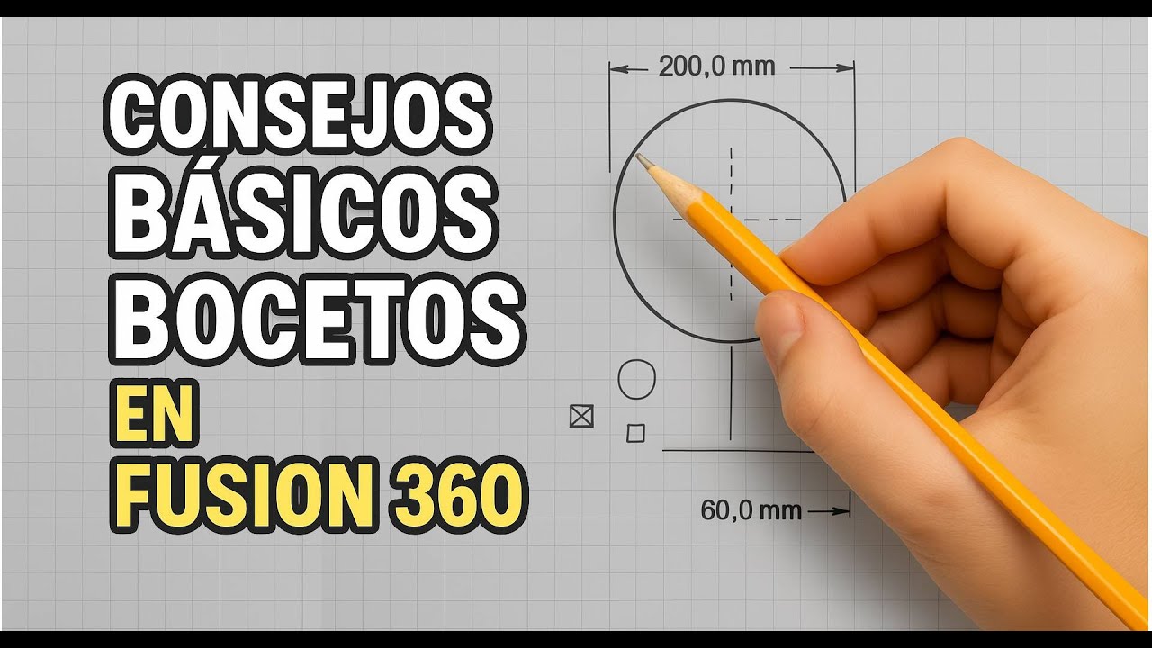 Consejos básicos para bocetar en Fusion 360