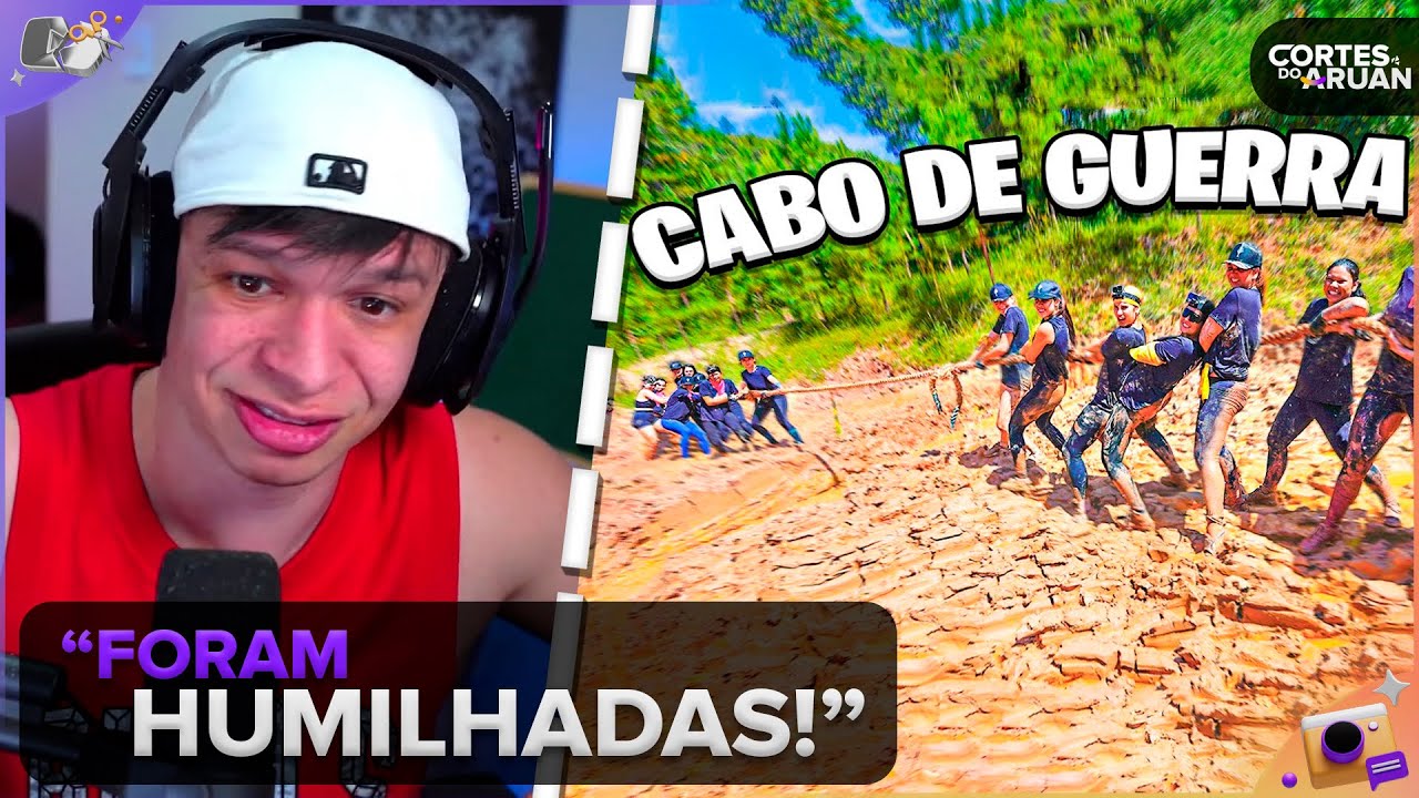 ARUAN REAGE: O CABO DE GUERRA MAIS DIFÍCIL DE TODOS OS TEMPOS COM AS MENINAS [EP.8] (RENATO GARCIA)