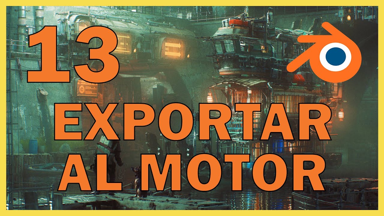 13. EXPORTAR de BLENDER a UNITY o UNREAL ENGINE - Curso BÁSICO MODELADO 3D LOW POLY de BLENDER