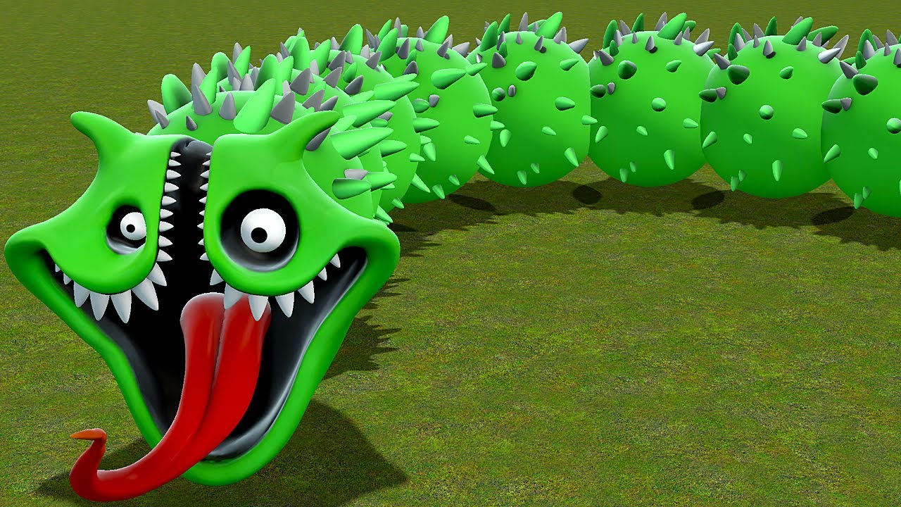 I MADE 3D HUNGRY WORM PHASE 3 In Garry's Mod!