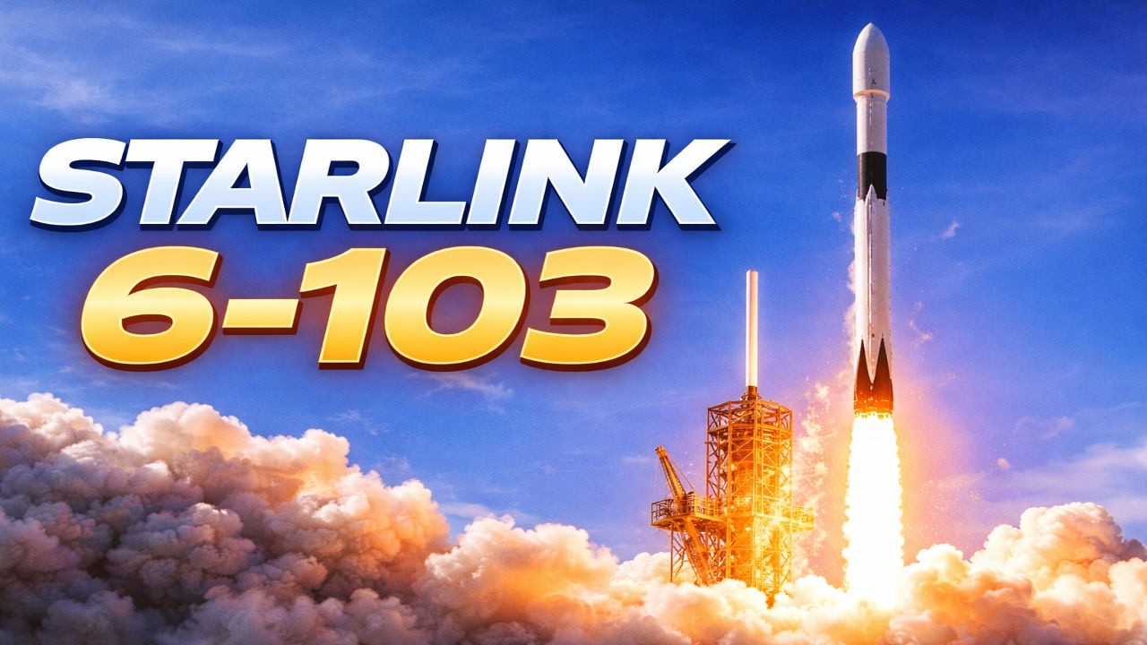 Falcon 9 | Starlink Group 6-103 – Πλήρης Εκτόξευση από την Αρχή 🚀