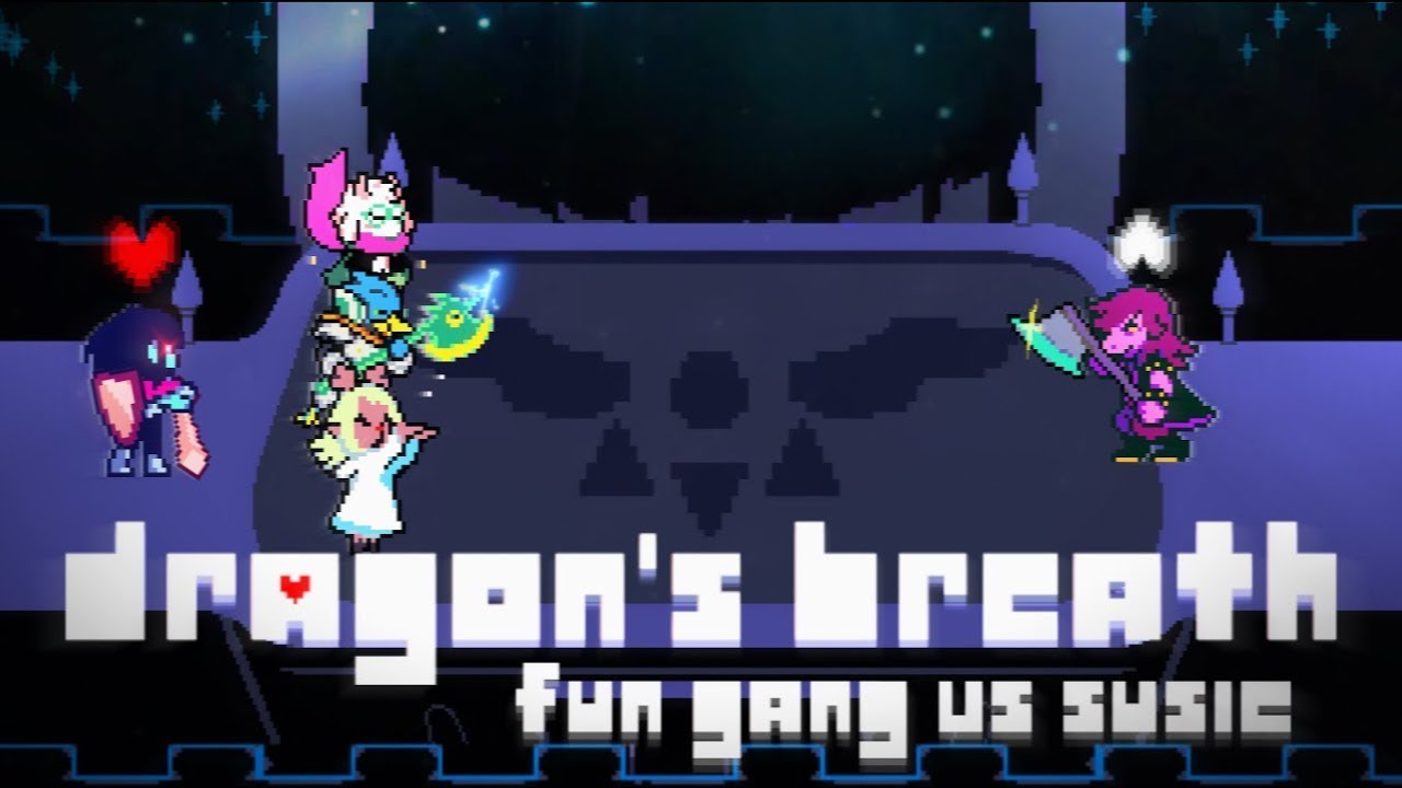 Dragon's Breath — Deltarune Combat Animation (Fun Gang VS Susie)