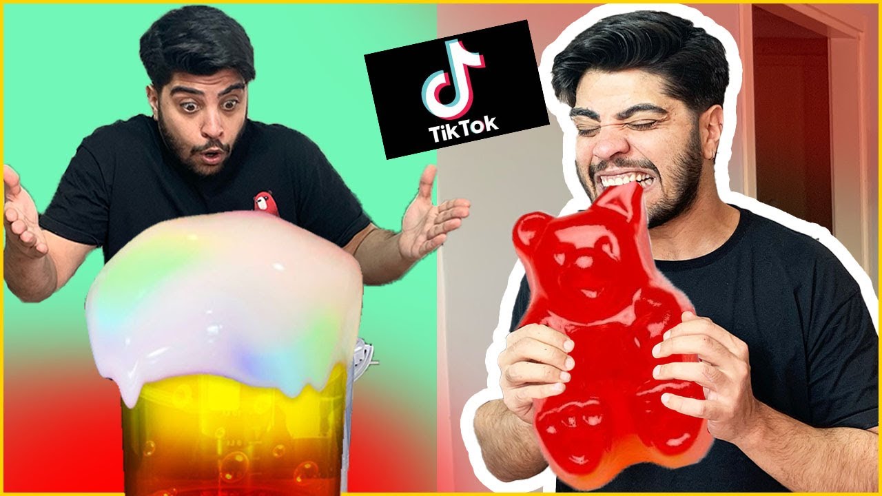 TikTok HAYAT HİLELERİNİ TEST ETTİM! 🥳 (Kuru Buz, Suda Büyüyen Jelibon)