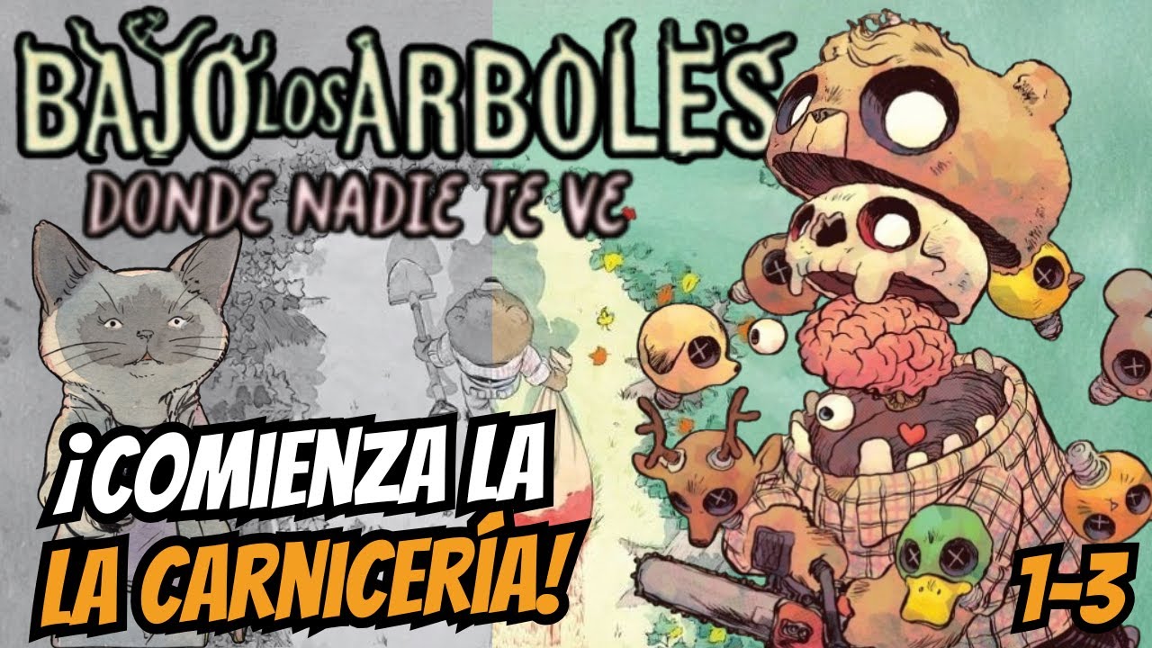 ¿MELODY es la NUEVA VÍCTIMA? ¡El MEJOR CÓMIC de TERROR! // Bajo los Árboles, Donde Nadie te Ve #1-3