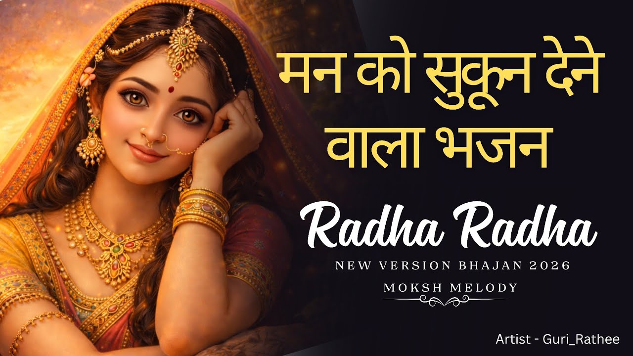 🌼 Soulful Radha Krishna Bhajans 2026 | Radha Radha Madhur Madhur | Peacful Bhajan