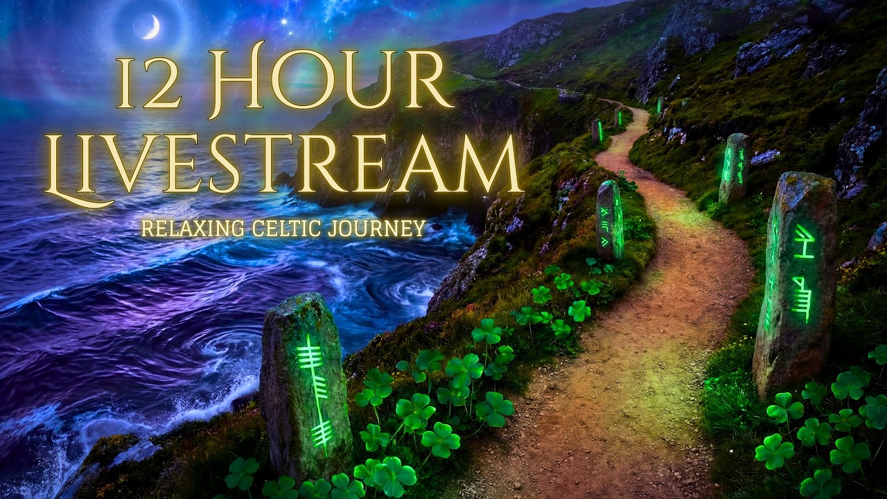 St Patrick’s Day in Tír na nÓg | 12 Hours of Relaxing Celtic Fantasy Music & Mythic Journeys