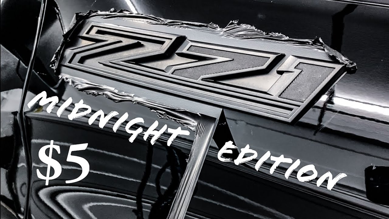 Total BLACKOUT on the 2020 SILVERADO TRAIL BOSS - 